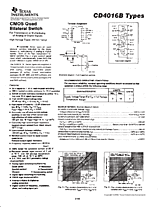 DataSheet CD4016B pdf